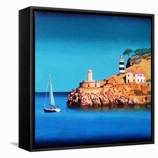 Port Soller 2-Paul Powis-Framed Premier Image Canvas