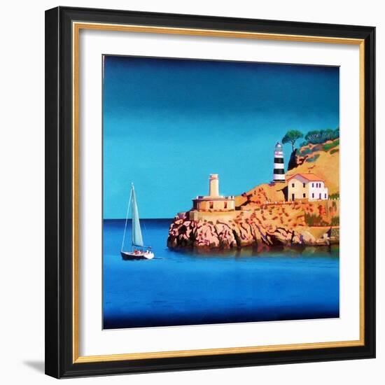 Port Soller 2-Paul Powis-Framed Giclee Print