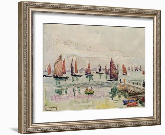 Port St. Louis-Paul Signac-Framed Giclee Print