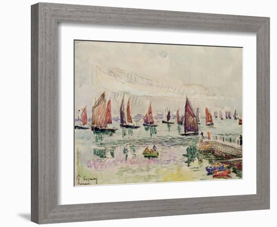 Port St. Louis-Paul Signac-Framed Giclee Print