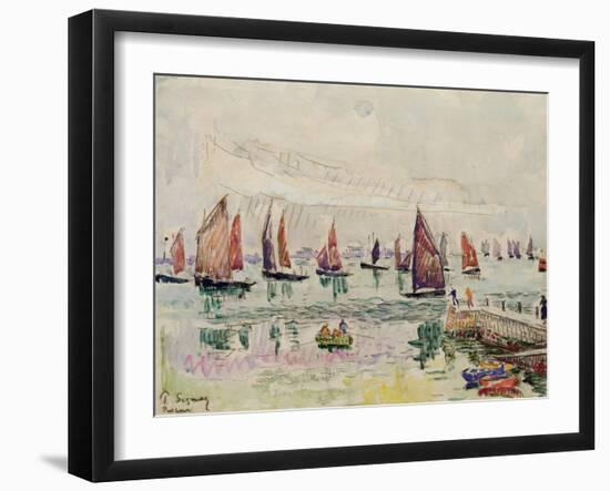 Port St. Louis-Paul Signac-Framed Giclee Print