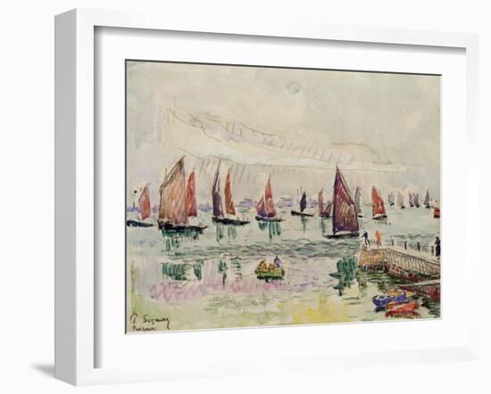 Port St. Louis-Paul Signac-Framed Giclee Print