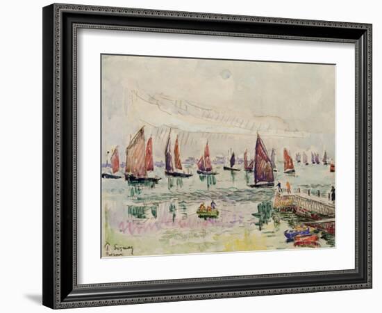 Port St. Louis-Paul Signac-Framed Giclee Print