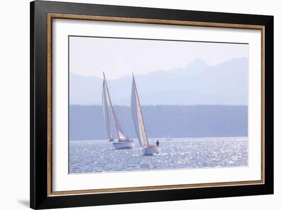 Port Townsend Boats I-Kathy Mahan-Framed Photographic Print