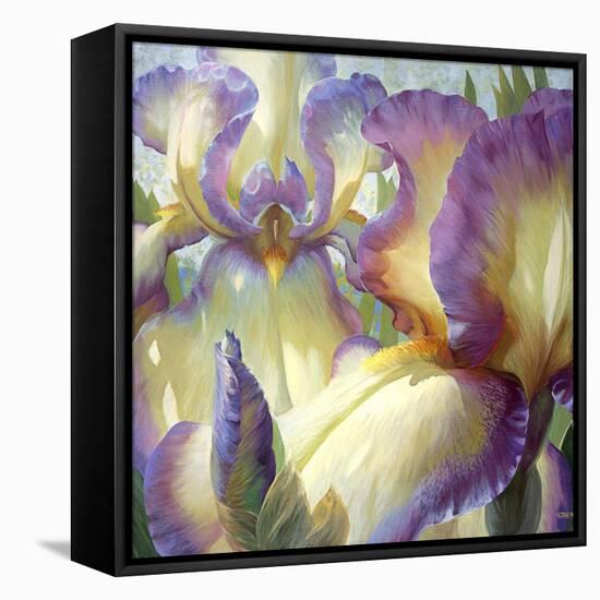 Port Townsend Garden-Elizabeth Horning-Framed Premier Image Canvas