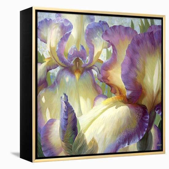 Port Townsend Garden-Elizabeth Horning-Framed Premier Image Canvas