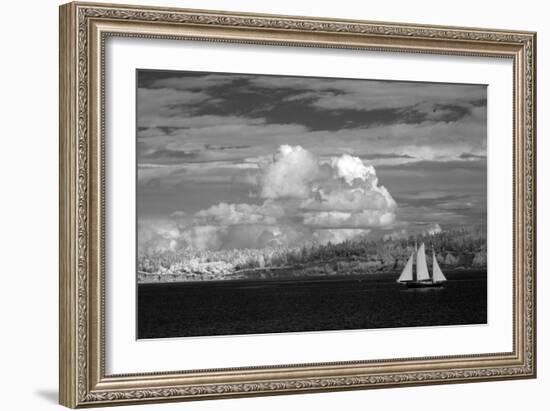 Port Townsend Sailboat I-George Johnson-Framed Photographic Print