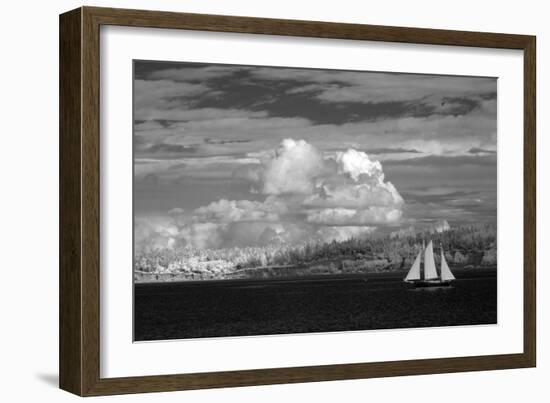 Port Townsend Sailboat I-George Johnson-Framed Photographic Print