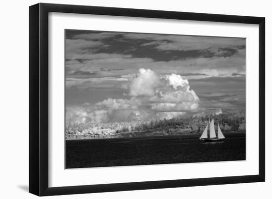 Port Townsend Sailboat I-George Johnson-Framed Photographic Print