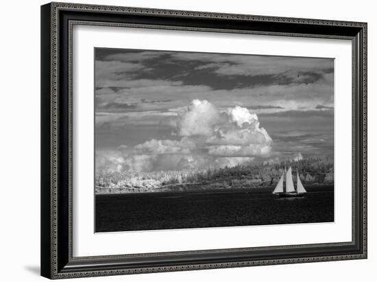 Port Townsend Sailboat I-George Johnson-Framed Photographic Print