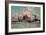 Port Traffic on the River Mersey-Charles Dixon-Framed Art Print