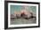 Port Traffic on the River Mersey-Charles Dixon-Framed Art Print