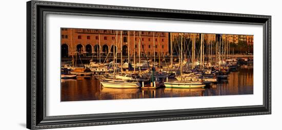 Port Vell and Catalan History Museum Barcelona Spain-null-Framed Photographic Print