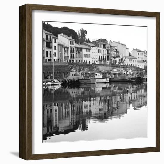 Port Vendres BW-Rita Crane-Framed Photo