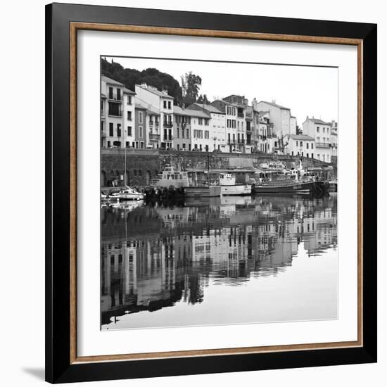 Port Vendres BW-Rita Crane-Framed Photo