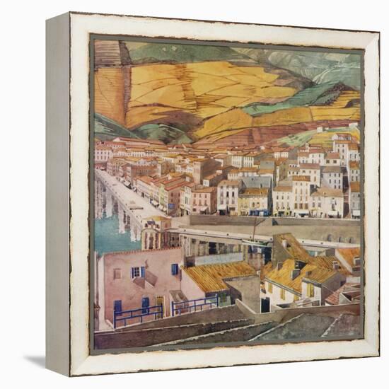 'Port Vendres, La Ville', c1925-Charles Rennie Mackintosh-Framed Premier Image Canvas