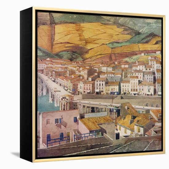 'Port Vendres, La Ville', c1925-Charles Rennie Mackintosh-Framed Premier Image Canvas