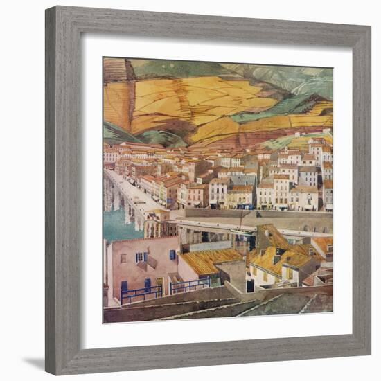 'Port Vendres, La Ville', c1925-Charles Rennie Mackintosh-Framed Giclee Print