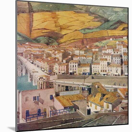 'Port Vendres, La Ville', c1925-Charles Rennie Mackintosh-Mounted Giclee Print