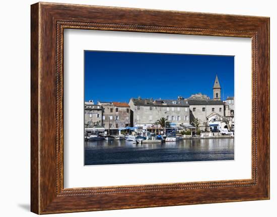 Port View of St-Florent, Le Nebbio, Corsica, France-Walter Bibikow-Framed Photographic Print