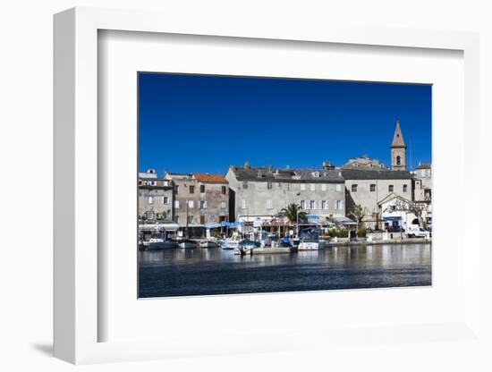 Port View of St-Florent, Le Nebbio, Corsica, France-Walter Bibikow-Framed Photographic Print