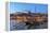Port Wine Boats on Douro River, Oporto, Portugal-Jim Engelbrecht-Framed Premier Image Canvas