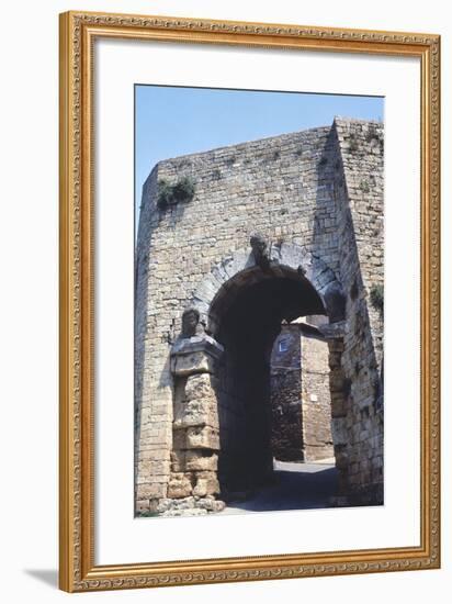 Porta All'Arco or Etruscan Arch-null-Framed Photographic Print