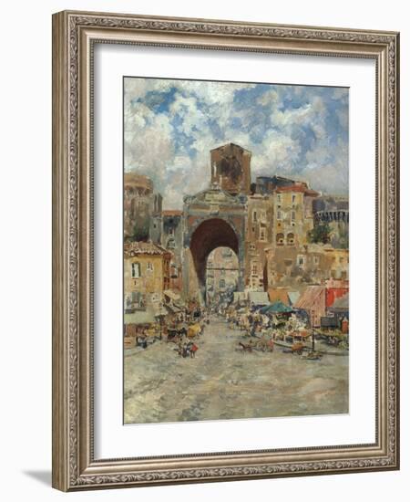 Porta Capuana, Napoli-Carlo Brancaccio-Framed Giclee Print