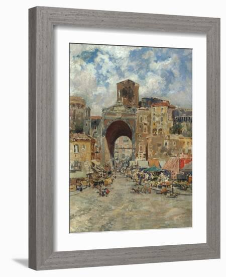 Porta Capuana, Napoli-Carlo Brancaccio-Framed Giclee Print