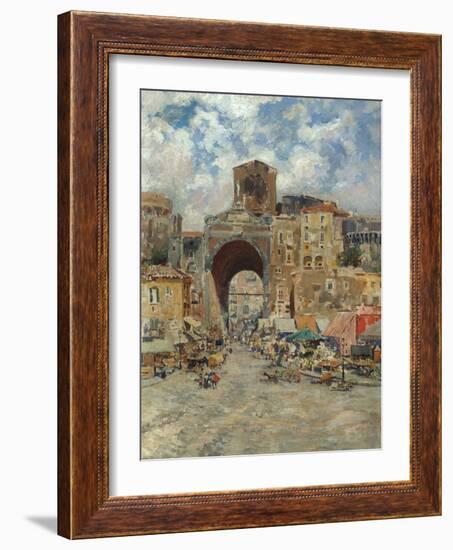 Porta Capuana, Napoli-Carlo Brancaccio-Framed Giclee Print