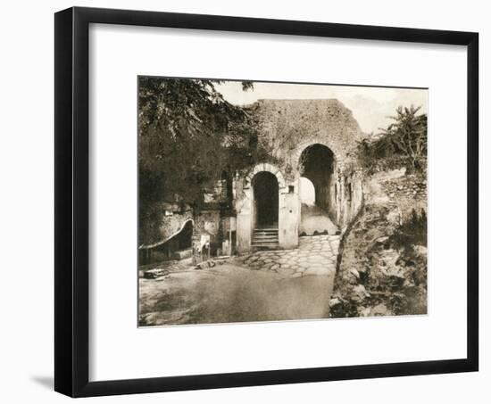 Porta Marina, Pompeii, Italy, C1900s-null-Framed Giclee Print