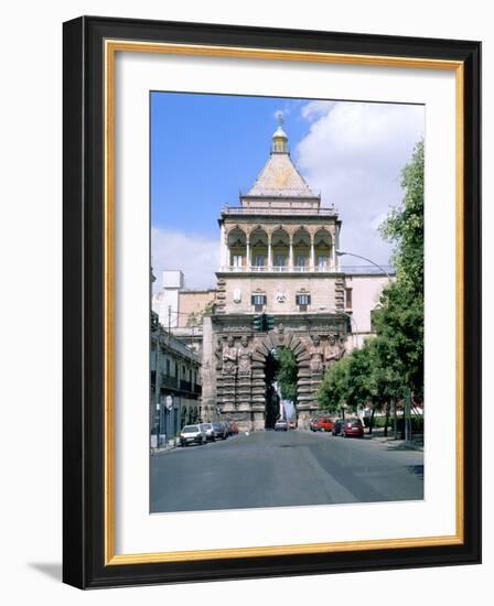 Porta Nuova, Palermo, Sicily, Italy-Peter Thompson-Framed Photographic Print