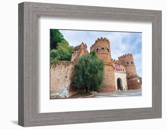 Porta San Paolo (St. Paulus Gate), Roman Aurelian Walls (Mura Aureliane), Rome-Nico Tondini-Framed Photographic Print