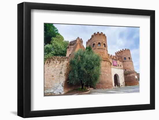 Porta San Paolo (St. Paulus Gate), Roman Aurelian Walls (Mura Aureliane), Rome-Nico Tondini-Framed Photographic Print