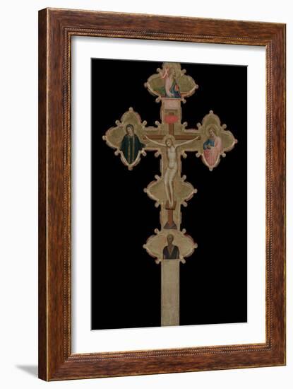 Portable, Double Sided Cross, 1335-1340-Bernardo Daddi-Framed Giclee Print