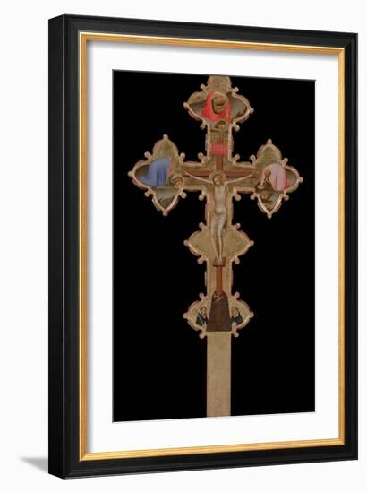 Portable, Double Sided Cross, 1335-1340-Bernardo Daddi-Framed Giclee Print