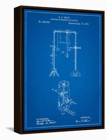 Portable Gymnastic Bars 1890 Patent-Cole Borders-Framed Stretched Canvas