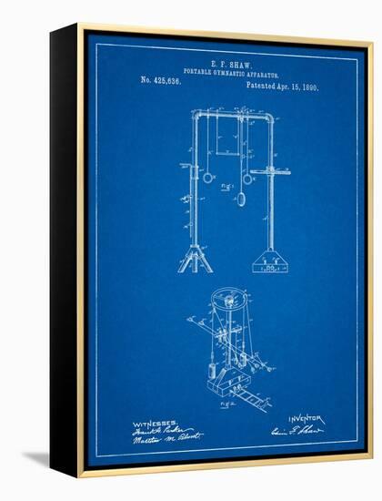 Portable Gymnastic Bars 1890 Patent-Cole Borders-Framed Stretched Canvas