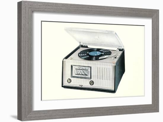 Portable Record Player-null-Framed Art Print