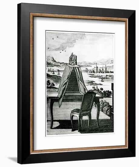 Portable Tent Type of Camera Obscura, 1764-null-Framed Giclee Print