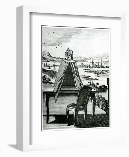 Portable Tent Type of Camera Obscura, 1764-null-Framed Giclee Print