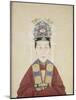 Portait de la dame Zhu, épouse de Lui Wenyao-null-Mounted Giclee Print