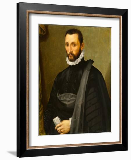 Portait of a Gentleman, 1575-Michele Di Ridolfo Tosini-Framed Giclee Print