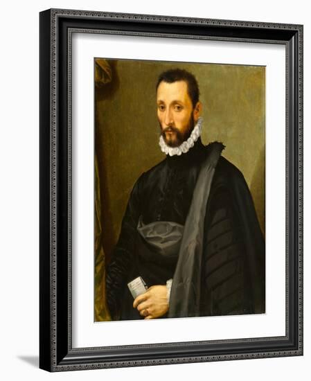 Portait of a Gentleman, 1575-Michele Di Ridolfo Tosini-Framed Giclee Print