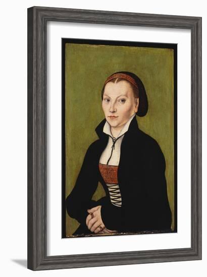 Portait of Katharina Von Bora-Lucas Cranach the Elder-Framed Giclee Print