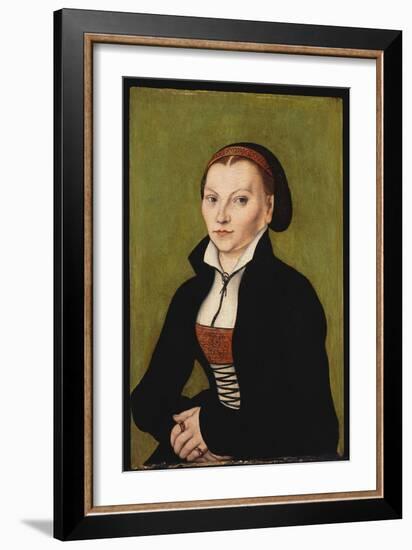 Portait of Katharina Von Bora-Lucas Cranach the Elder-Framed Giclee Print