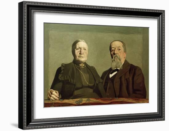 Portait of the Artist's Parents, 1902-Félix Vallotton-Framed Giclee Print