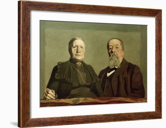 Portait of the Artist's Parents, 1902-Félix Vallotton-Framed Giclee Print