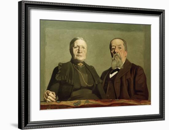 Portait of the Artist's Parents, 1902-Félix Vallotton-Framed Giclee Print