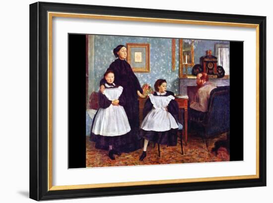 Portait of the Bellelli Family-Edgar Degas-Framed Art Print